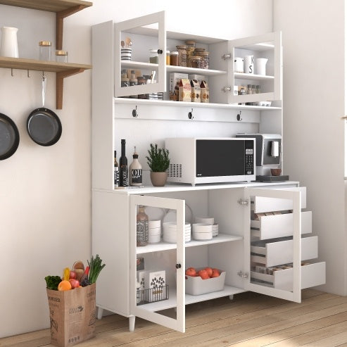 Large Kitchen Hutch Cabinet