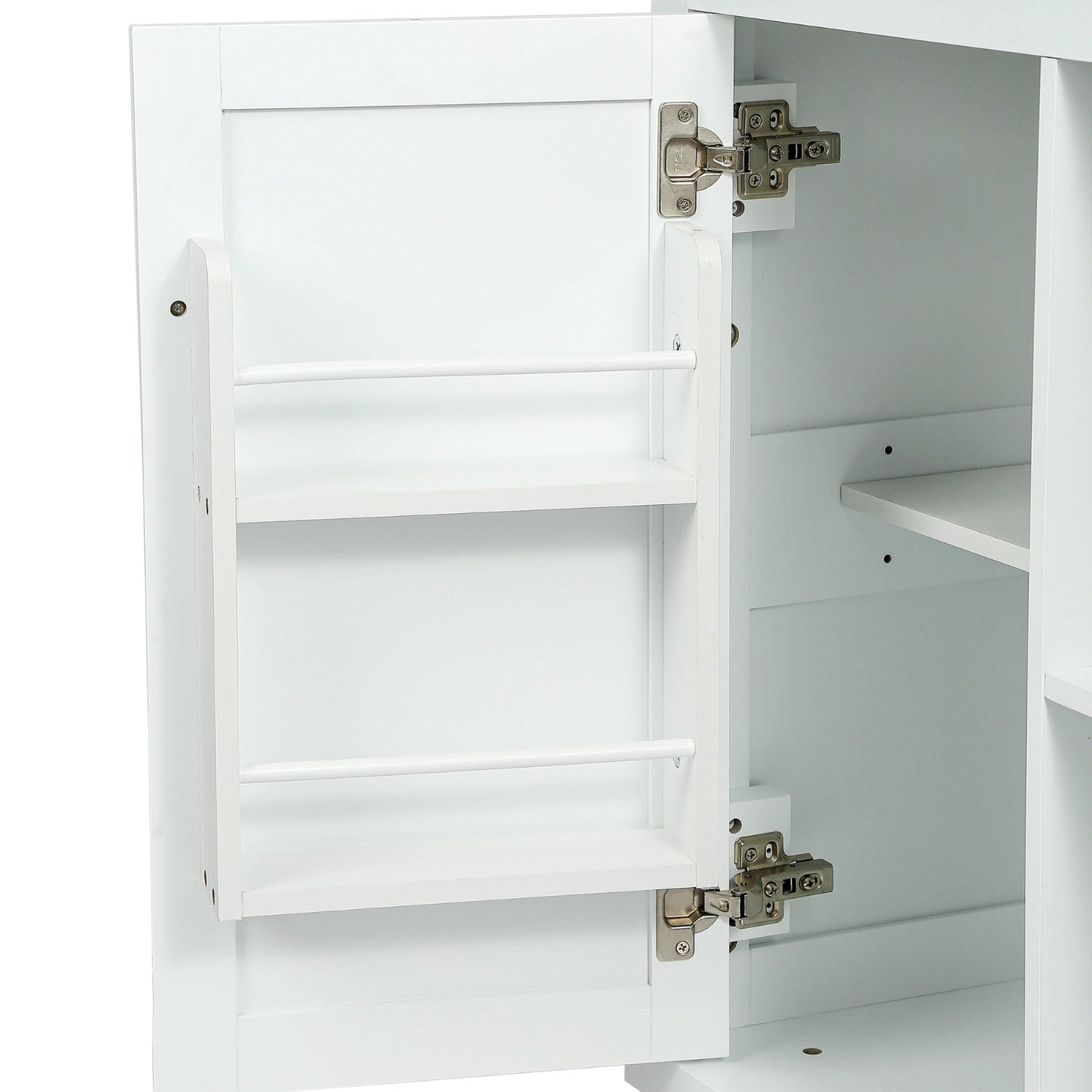 Kitchen Cart With Drop-Leaf Countertop