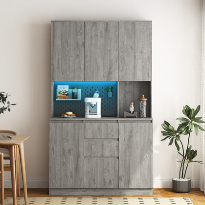 Kitchen Freestanding Sideboard With Drawer