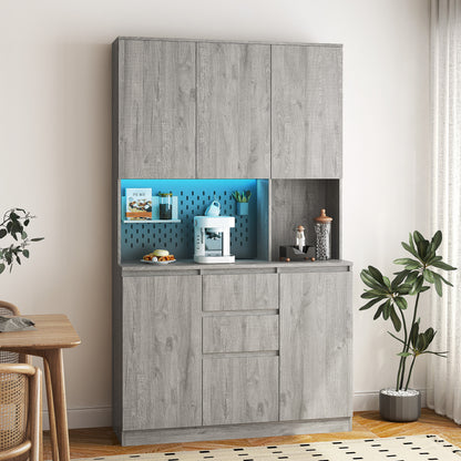 Kitchen Freestanding Sideboard With Drawer