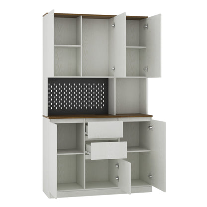 Kitchen Pantry Cabinet With Charging Station