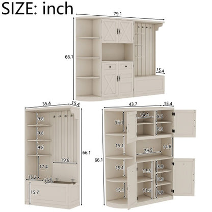 Multifunctional Hall Cabinet