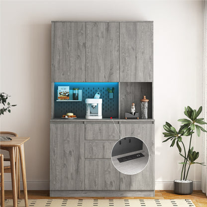 Kitchen Freestanding Sideboard With Drawer