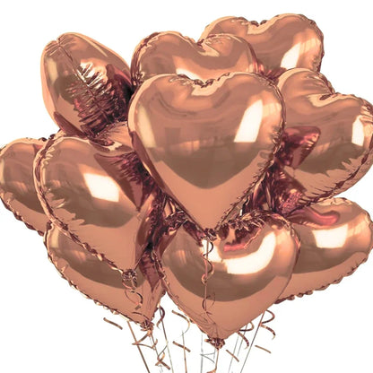 Heart Foil Balloons Inflatable Helium DIY Any Party Occassions