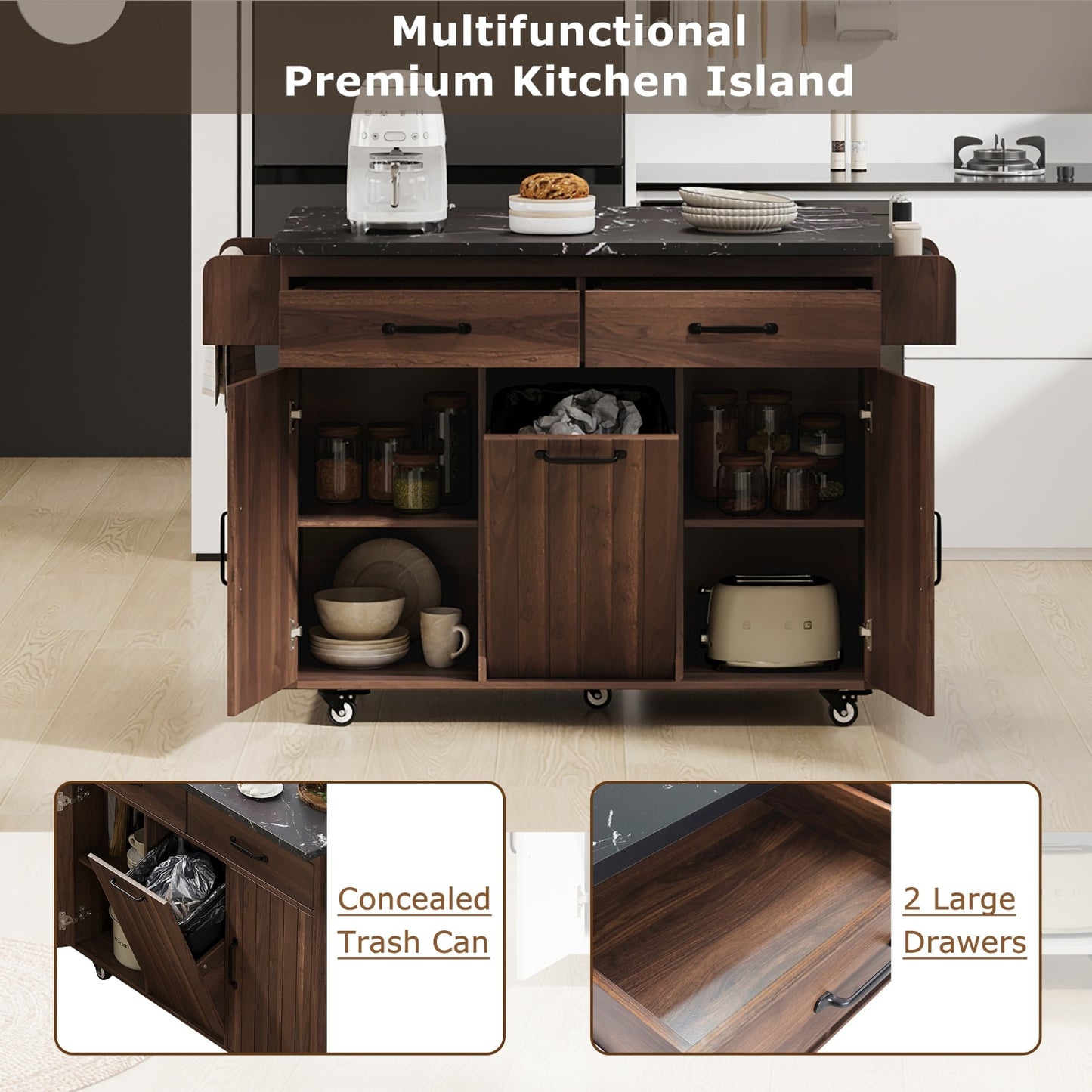 Kitchen Island Storage Cabinet