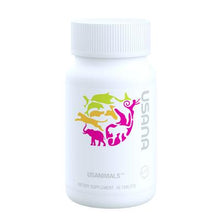 Load image into Gallery viewer, USANA Kid-friendly supplements Usanimals 56 Tablets/Bottle