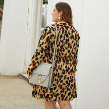 Load image into Gallery viewer, Dolly designer&#39;s  leopard dress